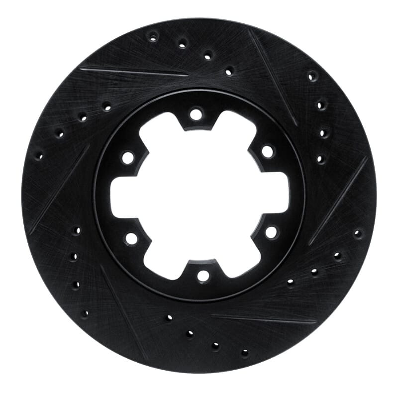 R1 Concepts — R1 85-02 Nissan D21 Pickup 4WD (4 Cyl Excl HD) Front Right Drilled & Slotted Black Brake Rotor
R1 Brake Rotor Drill