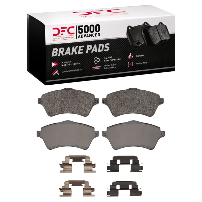 DFC — DFC 02-05 Land Rover Freelander Front 5000 Advanced Low Metallic Brake Pads and Hardware Kit
DFC Brake Pad Set