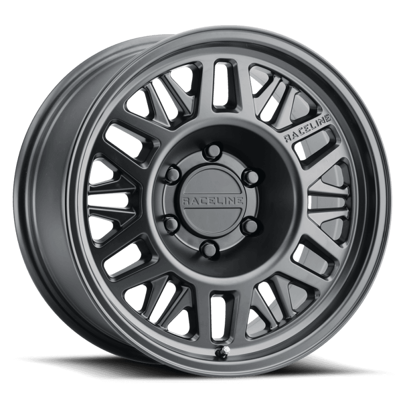 Raceline — Raceline 451B Ryno 17x8.5in / 6x139.7 BP / 0mm Offset / 106.1mm Bore - Satin Black Wheel
