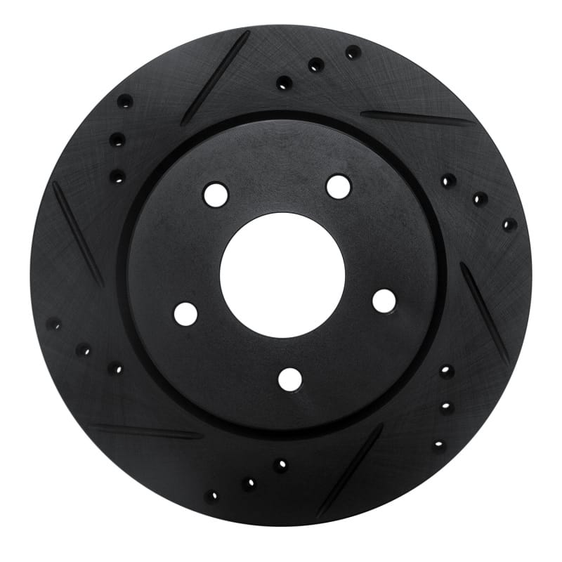 R1 Concepts — R1 17-25 Nissan X-Trail (Mexico) Rear Left Drilled & Slotted Black Brake Rotor
R1 Brake Rotor Drill