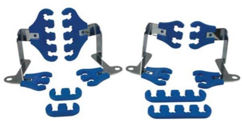 Moroso — Moroso Chevrolet Small Block Ignition Super Look Wire Kit - 7-9mm - Blue