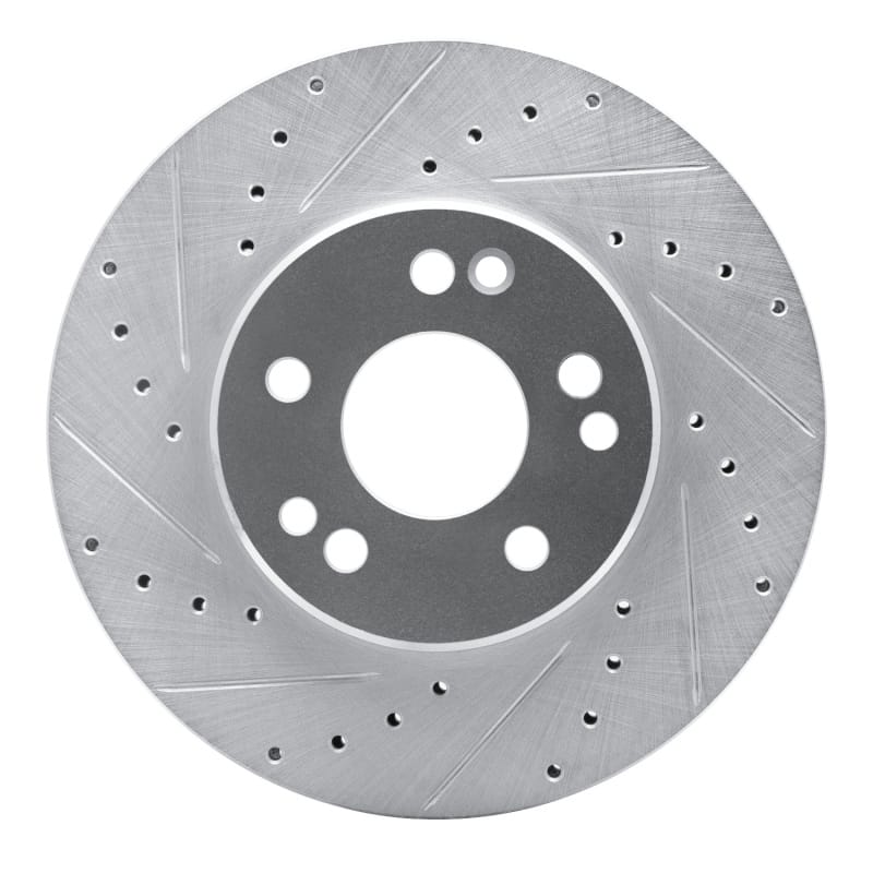 R1 Concepts — R1 90-95 Mercedes-Benz 400E Front Left Drilled & Slotted Silver Brake Rotor
R1 Brake Rotor Drill