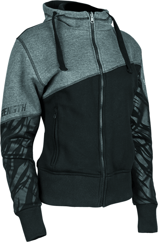 Speed and Strength — Speed and Strength Cat Outa Hell Hoody Grey/Black Womens - XL