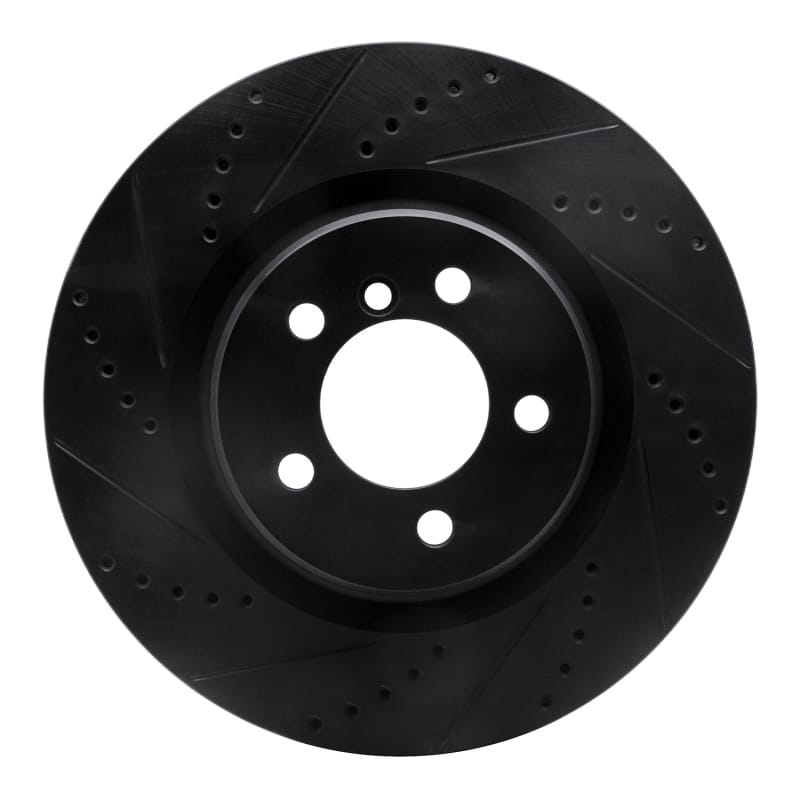 R1 Concepts — R1 06-12 Land Rover Range Rover Front Left Drilled & Slotted Black Brake Rotor
R1 Brake Rotor Drill