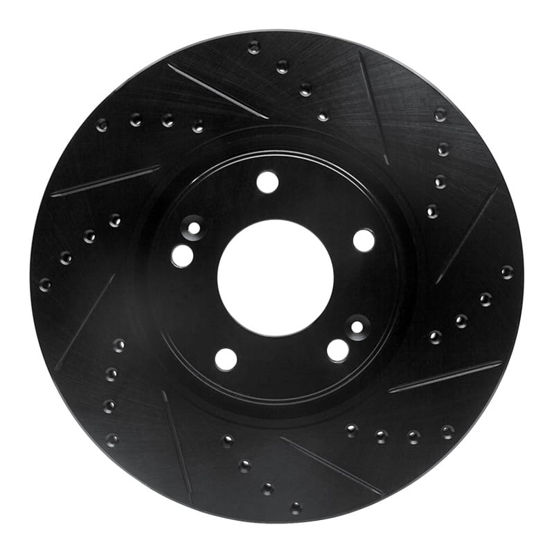 R1 Concepts — R1 04-11 Hyundai XG350 Front Right Drilled & Slotted Black Brake Rotor
R1 Brake Rotor Drill