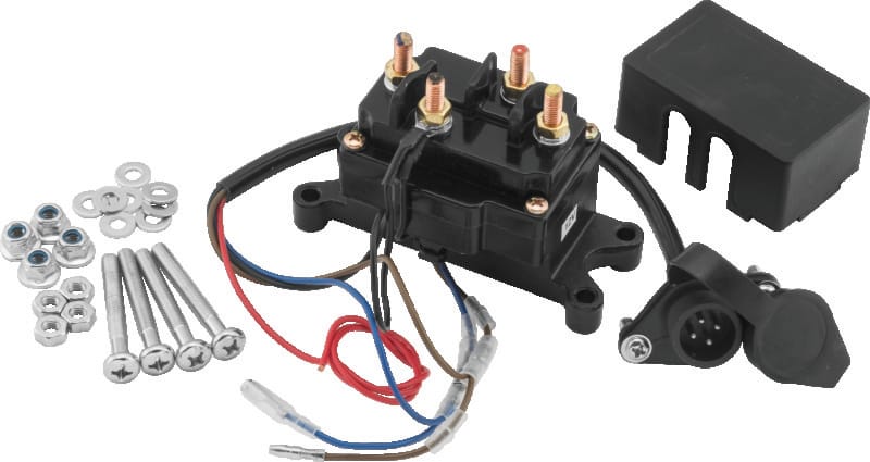 QuadBoss — Winch Contactor 2,500/3,500/5,000 lbs. , Black