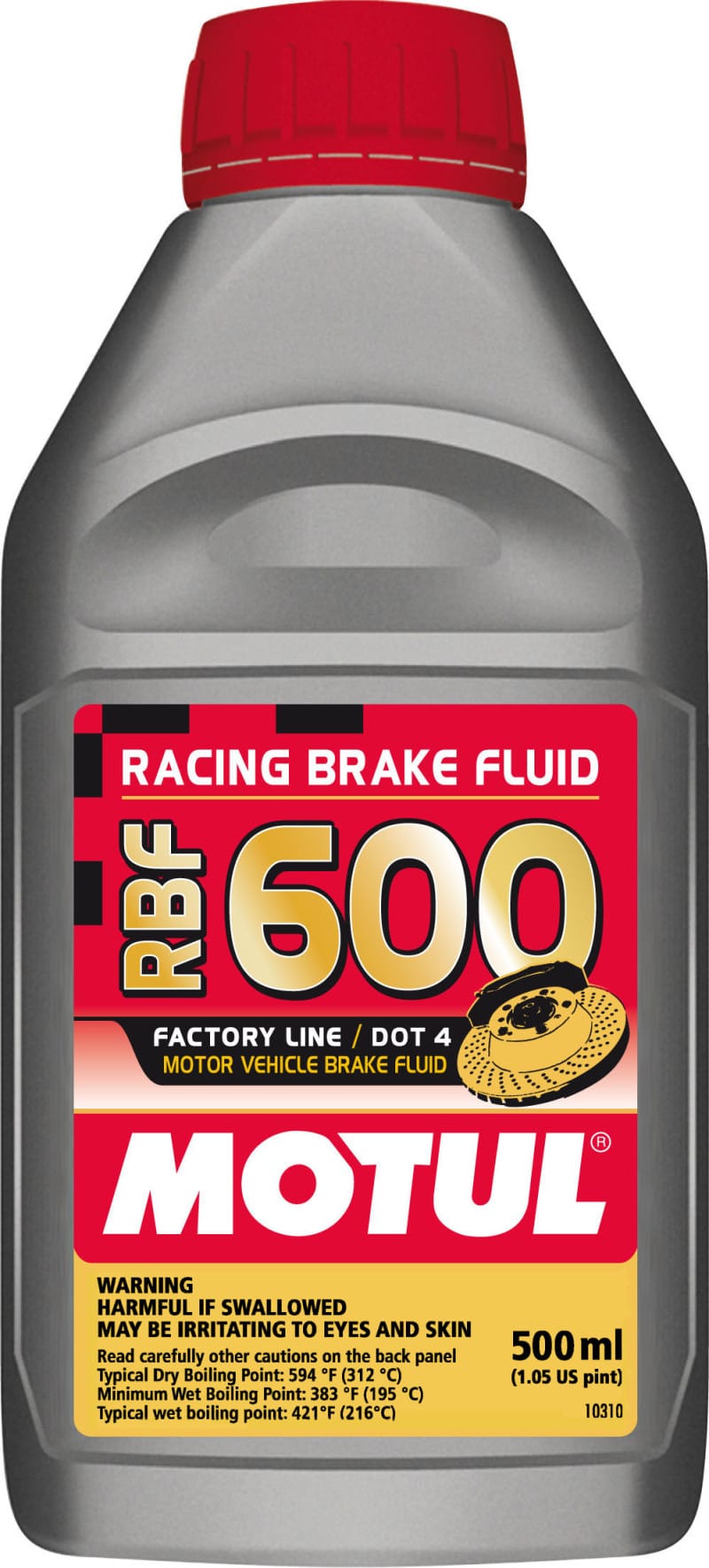 Motul — Motul 1/2L Brake Fluid RBF 600 - Racing DOT 4
Racing Brake Fluid