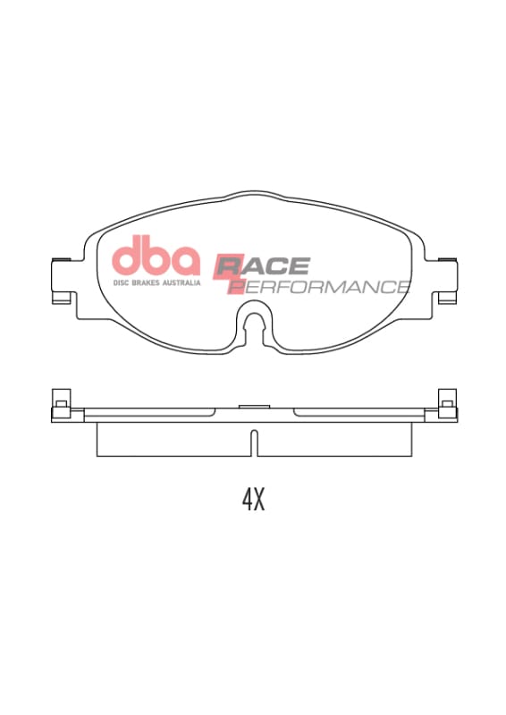 DBA — DBA 14-20 Volkswagen GTI (312mm Front Disc Excl Performance Pkg) Front RP Performance Brake Pads
Brake Pad