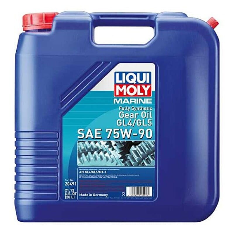 LIQUI MOLY — LIQUI MOLY 20L Marine Fully Synthetic Gear Oil (GL4/GL5) SAE 75W90