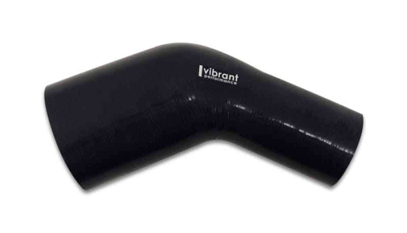 Vibrant — Vibrant 2.50in ID x 3in ID Gloss Black Silicone 45 Degree Transition Elbow
2.5"x3"ID45DegSilTrn
Hose Coupler