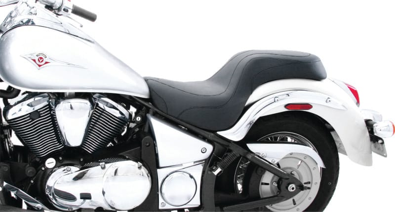 Mustang Motorcycle — Mustang 06-21 Kawasaki Vulcan 900 Classic & Custom DayTripper 1PC Seat - Black