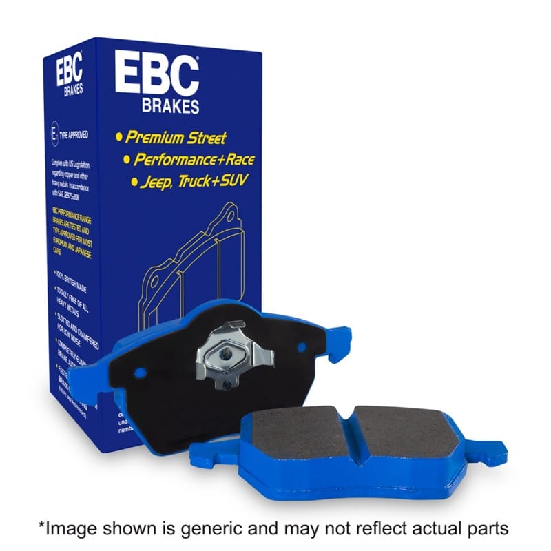 EBC — EBC 13-19 Ford Fiesta ST 1.6T Bluestuff Rear Brake Pads
Disc Brake Pad