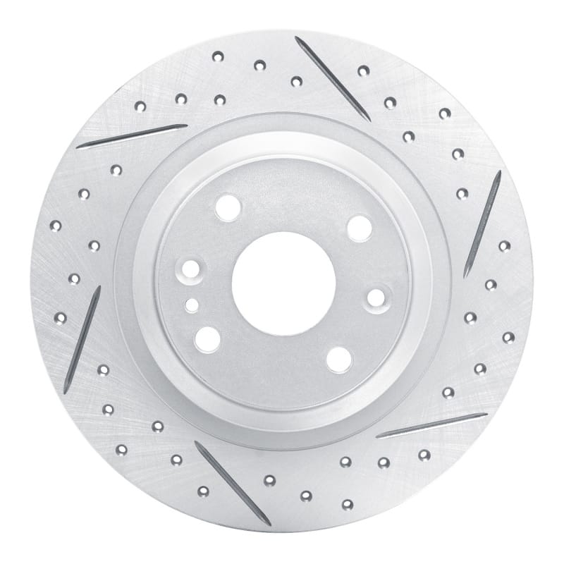 R1 Concepts — R1 01-05 Mazda Miata Rear Right Drilled & Slotted Geo-Carbon Rotor