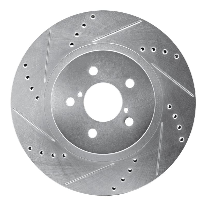R1 Concepts — R1 17-23 Subaru Impreza Front Left Drilled & Slotted Silver Brake Rotor
R1 Brake Rotor Drill