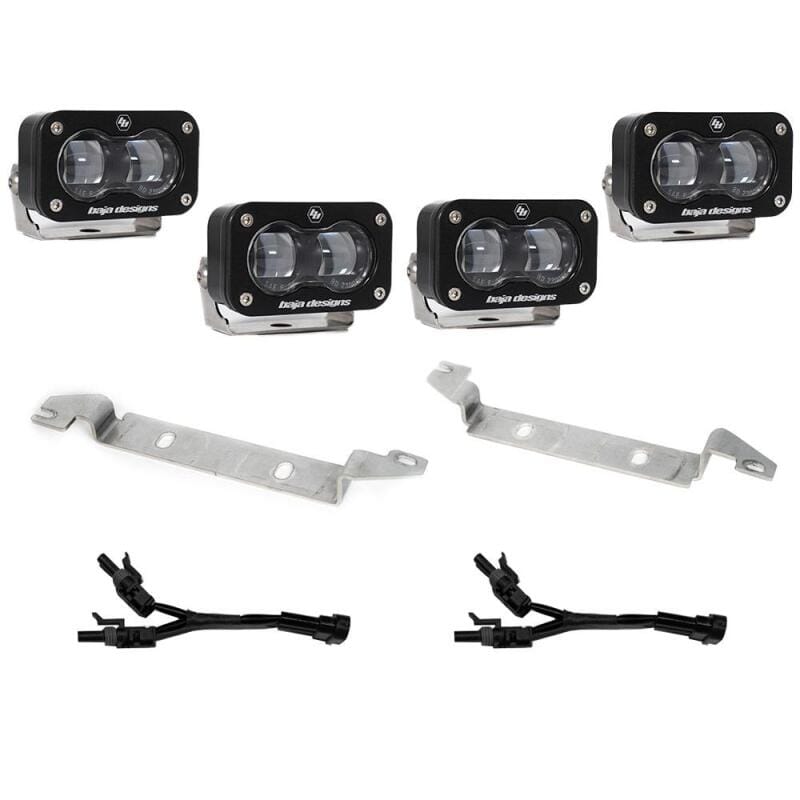 Baja Designs — Baja Design 2024+ Toyota S2 SAE OEM Fog Light Replacement Kit - Clear