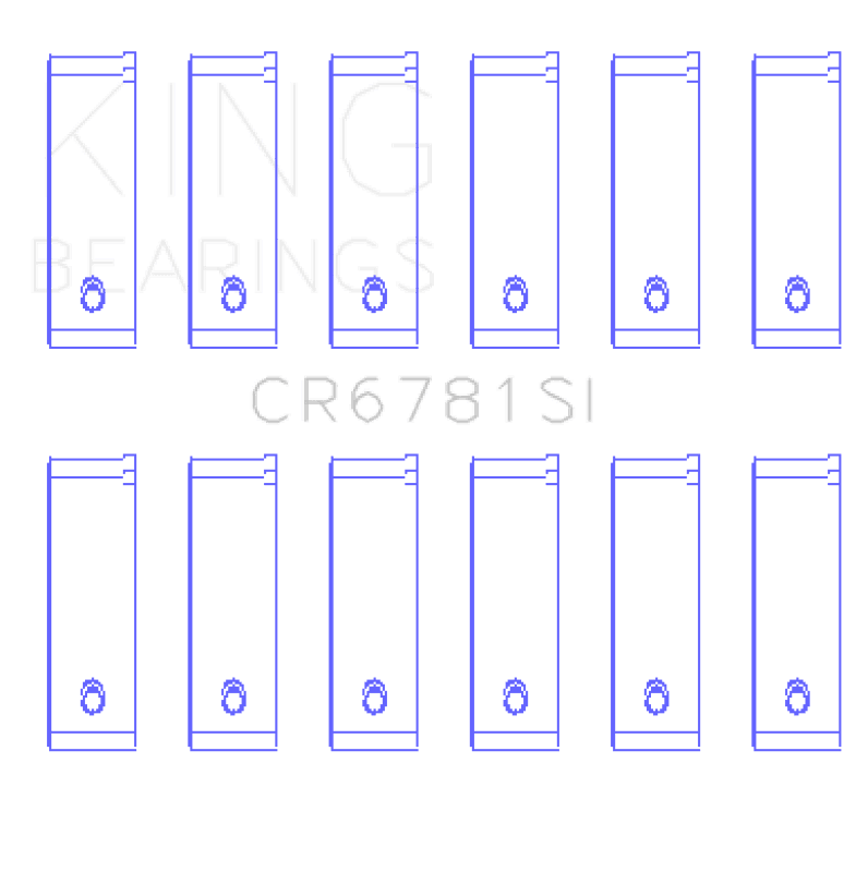King Engine Bearings — King Engine Bearings Chrysler 2.7L (Od+.002in) (Size +0.75mm) Connecting Rod Bearing Set
Engine Bearing