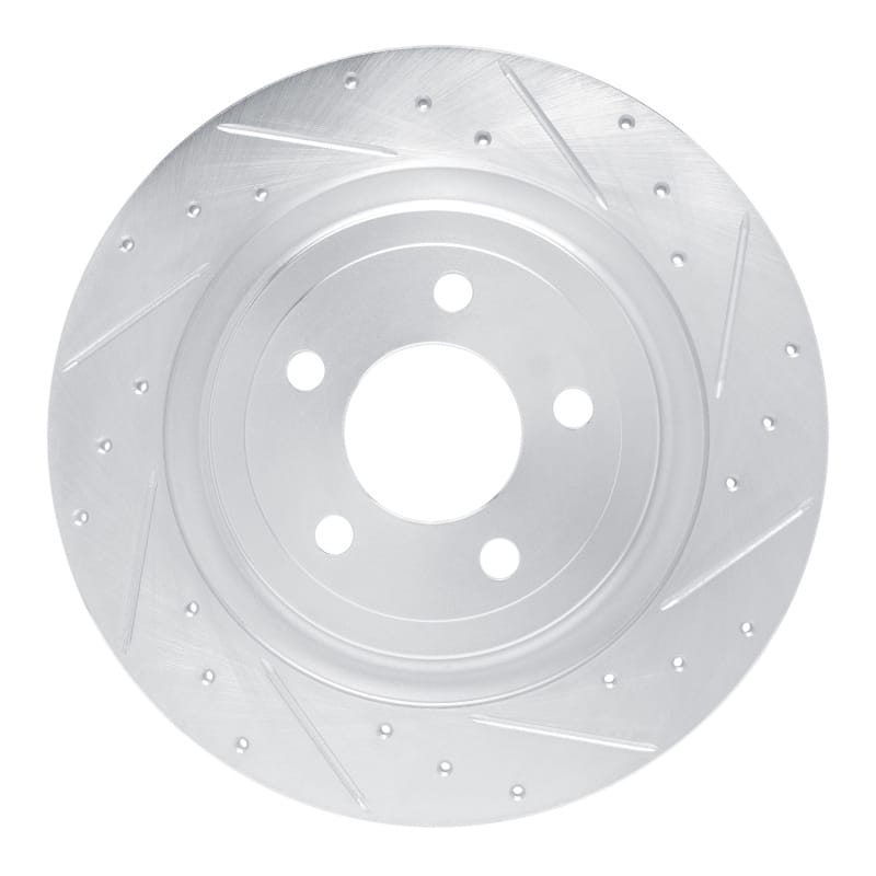 R1 Concepts — R1 20-25 Ford Mustang Rear Right Drilled & Slotted Silver Brake Rotor
R1 Brake Rotor Drill