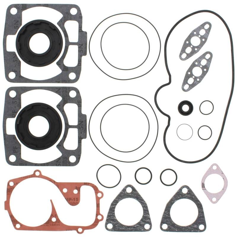 Vertex Pistons — Vertex Gaskets 97-99 Polaris 440 XCR Complete Gasket Kit w/ Oil Seals