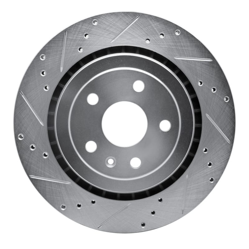R1 Concepts — R1 16-24 Cadillac ATS Rear Left Drilled & Slotted Silver Brake Rotor
R1 Brake Rotor Drill
