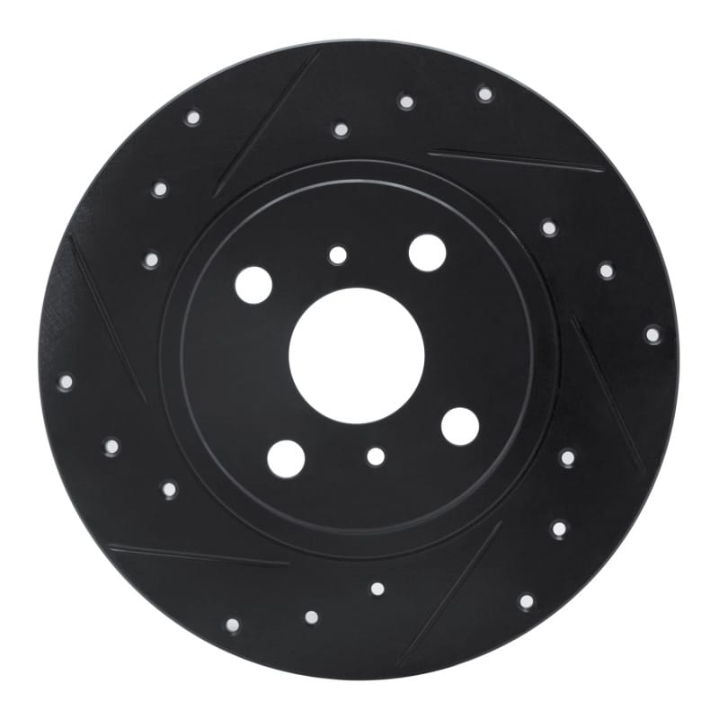 R1 Concepts — R1 87-89 Toyota MR2 Rear Left Drilled & Slotted Black Brake Rotor
R1 Brake Rotor Drill