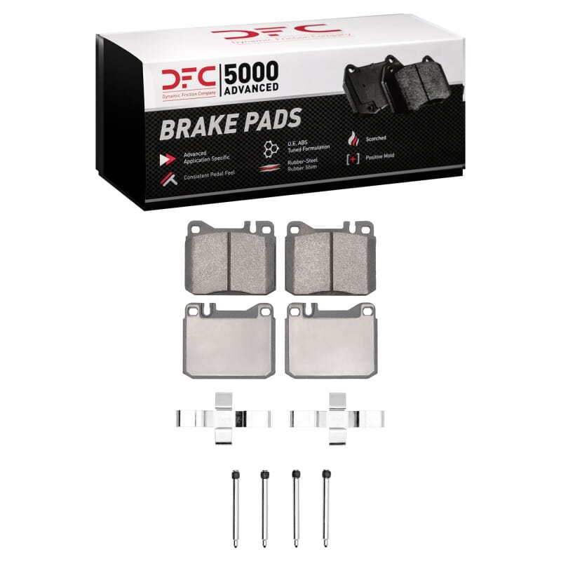 DFC — DFC 79-85 Mercedes-Benz 280CE Front 5000 Advanced Low Metallic Brake Pads and Hardware Kit
DFC Brake Pad Set