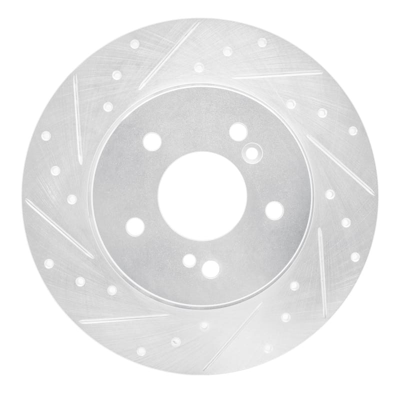 R1 Concepts — R1 96-98 Mercedes-Benz SL320 Rear Left Drilled & Slotted Silver Brake Rotor
R1 Brake Rotor Drill