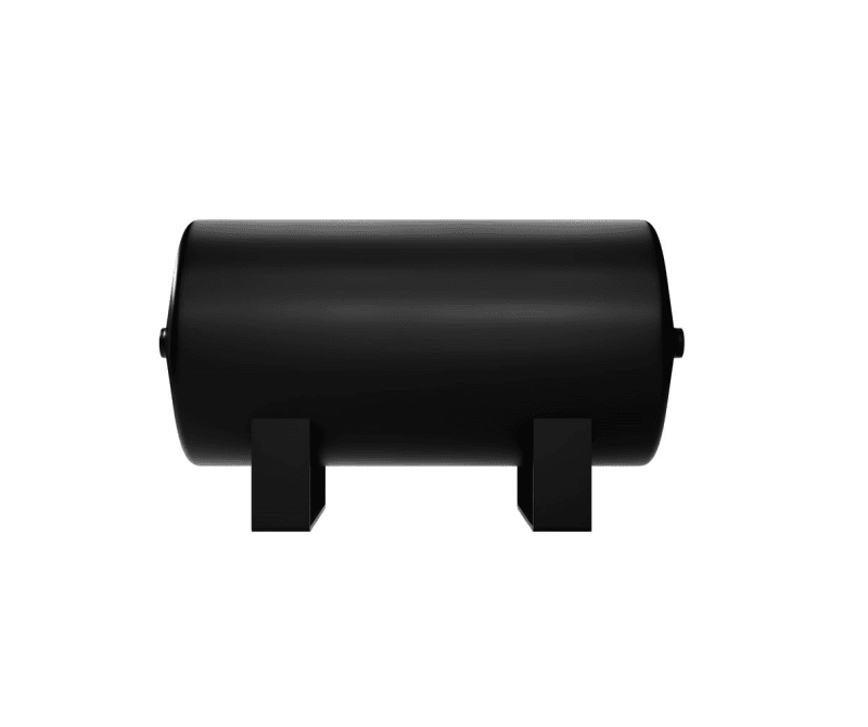 Firestone — Firestone Air Tank 2 Gallon 7in. x 14.5in. (2) 1/4in. NPT Ports 150 PSI Max - Black (WR17609462)