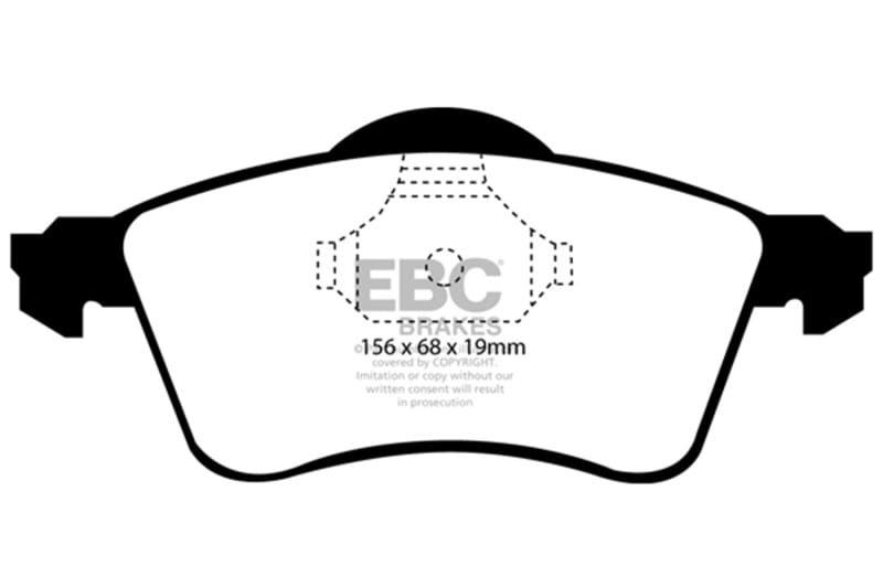 EBC — EBC 97-98 Volkswagen Eurovan 2.5 Greenstuff Front Brake Pads
Disc Brake Pad