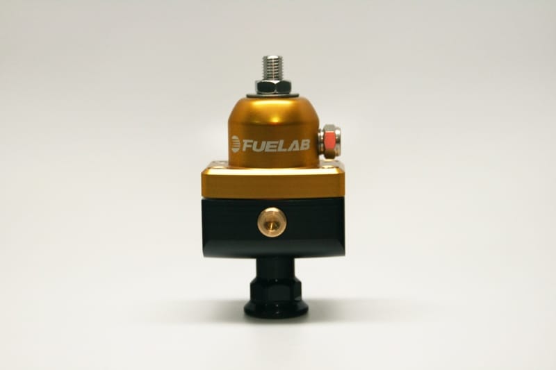 Fuelab — Fuelab 575 Carb Adjustable Mini FPR Blocking 1-3 PSI (1) -6AN In (2) -6AN Out - Gold
CARB FPR,Block,Mini