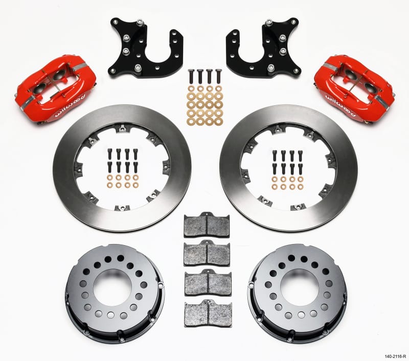 Wilwood — Wilwood Forged Dynalite P/S Rear Kit Red Mopar-Dana 2.72in Offset
BRAKE KIT