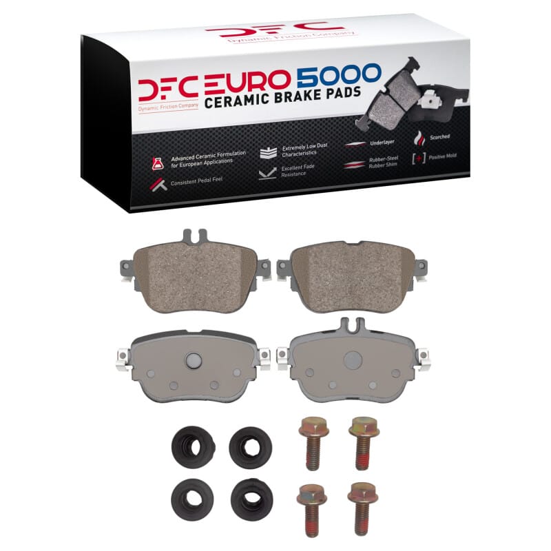 DFC — DFC 20-23 Mercedes-Benz E350 Rear Euro 5000 Ceramic Brake Pads and Hardware Kit
DFC EURO Pads + HW