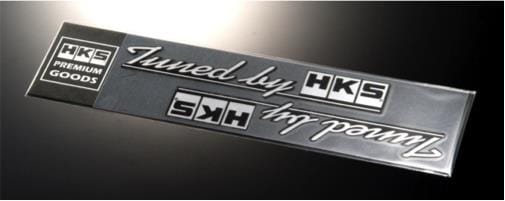 HKS — HKS HKS STICKER tuned by BLACK 2pcs