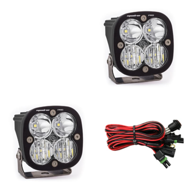 Baja Designs — Baja Designs Squadron Pro Series Driving Combo Pattern Pair LED Light Pods