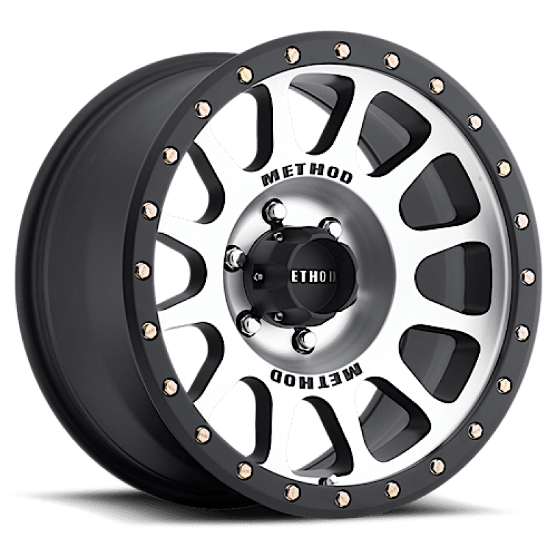 Method Wheels — Method MR305 NV 17x8.5 25mm Offset 6x5.5 108mm CB Machined/Black Street Loc Wheel