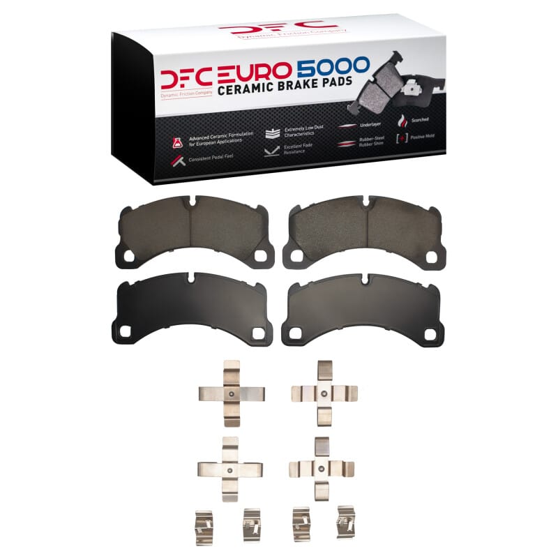DFC — DFC 11-23 Porsche Macan Front Euro 5000 Ceramic Brake Pads and Hardware Kit
DFC EURO Pads + HW