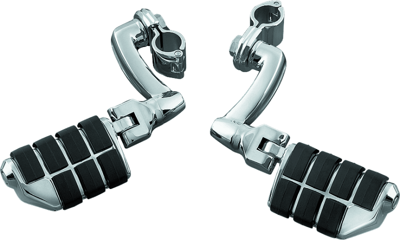 Kuryakyn — Longhorn Higway Dually ISO Pegs With 1 in. Clamp Chrome
