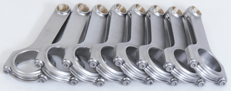 Eagle — Eagle Chevrolet 6.300in Length 2.100in Journal Diameter H-Beam Connecting Rods (Set of 8)
4340 Rod