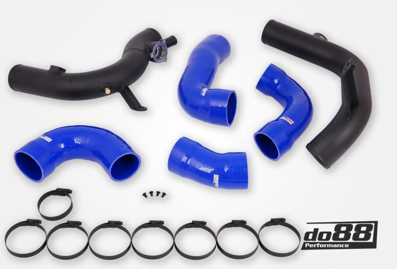 do88 — do88 VAG 2.0 TSI EA888 Gen4 (300hp+) do88 Intercooler Pressure Pipes Blue Hoses