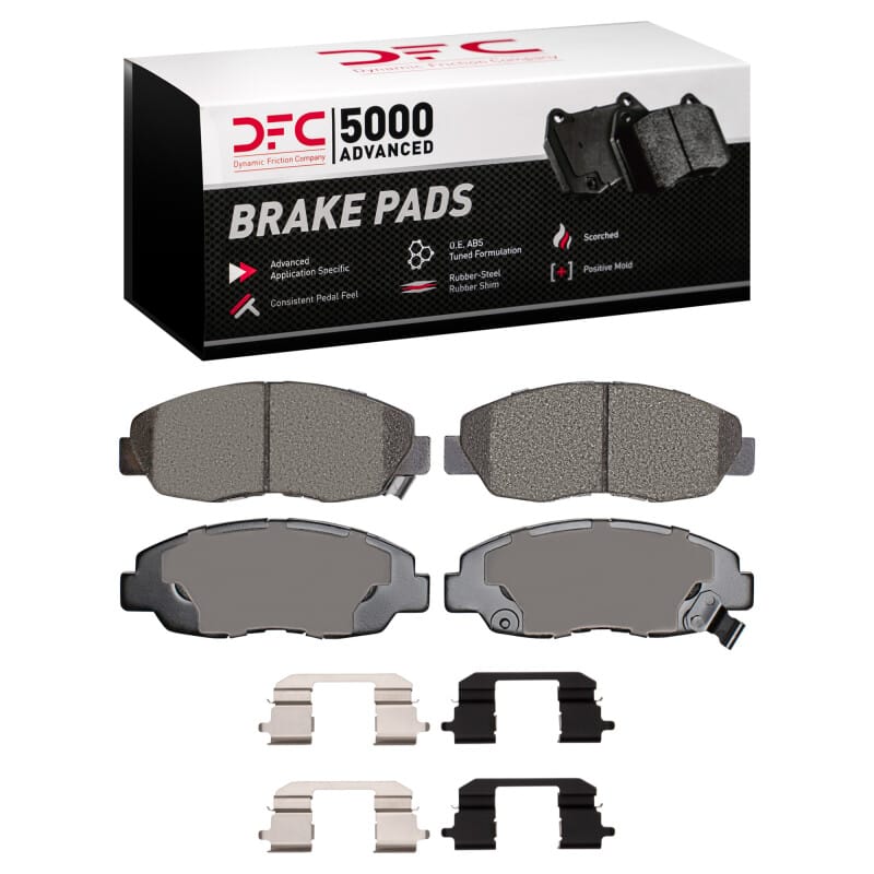 DFC — DFC 98-02 Honda Accord Sedan Front 5000 Advanced Ceramic Brake Pads and Hardware Kit
DFC Brake Pad Set