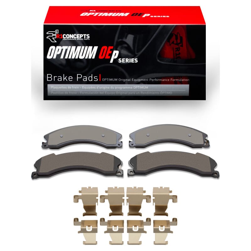 R1 Concepts — R1 12-24 Nissan NV1500 Rear Optimum OE Pads & Hardware Kit
R1 Optimum Oe Pads a