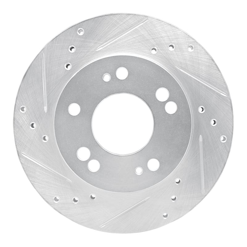 R1 Concepts — R1 90-05 Chrysler SEBRING Front Left Drilled & Slotted Silver Brake Rotor
R1 Brake Rotor Drill