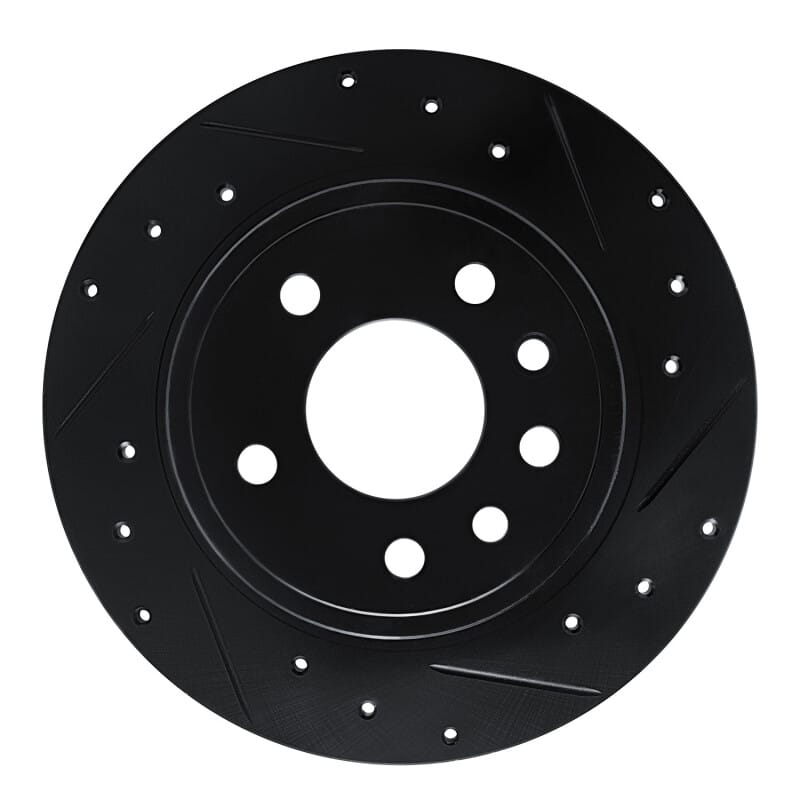 R1 Concepts — R1 97-01 Cadillac CATERA Rear Right Drilled & Slotted Black Brake Rotor
R1 Brake Rotor Drill