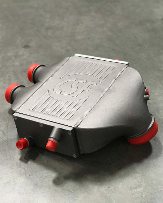 CSF — CSF 2014+ BMW M3/M4 (F8X) Top Mount Charge-Air-Cooler - Heat Dispersion Thermal Grey