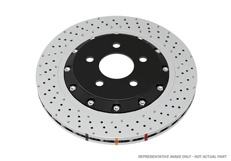 DBA — DBA 13-16 Cadillac CTS V Front Right 5000 Series 2-Piece Drilled Rotor w/Black Hat
Brake Rotor