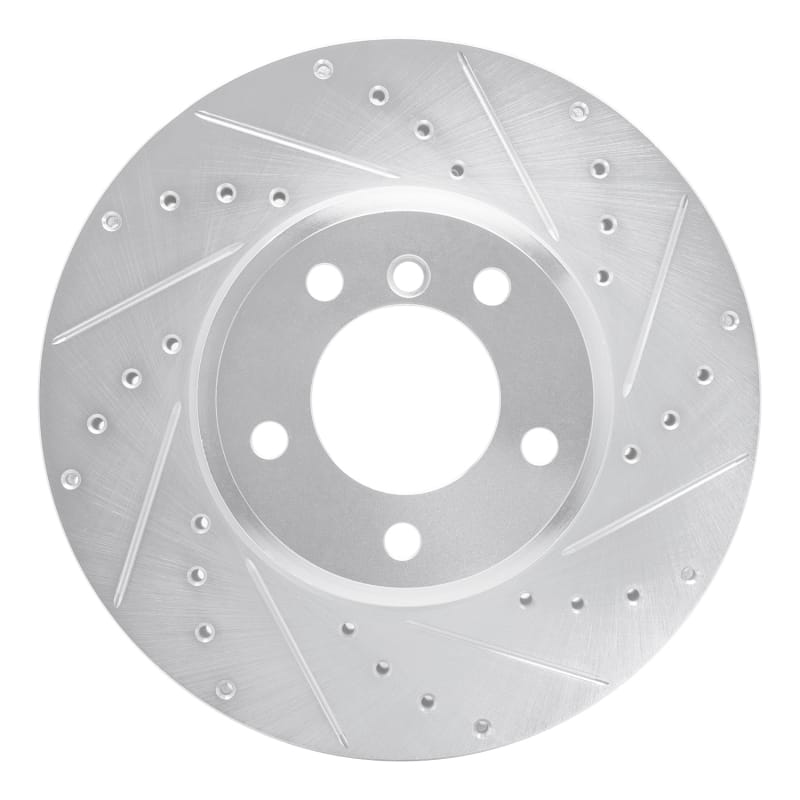 R1 Concepts — R1 04-10 BMW 530I Front Right Drilled & Slotted Silver Brake Rotor
R1 Brake Rotor Drill