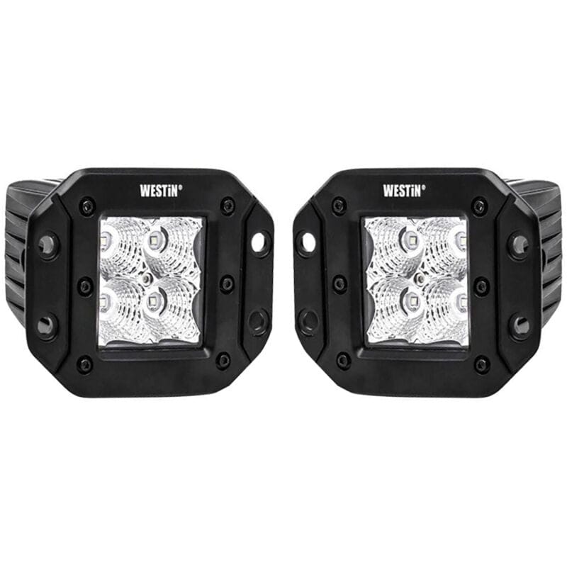 Westin — Westin FM4Q 3W Osram w/mounting hardware and pigtail connectors (set of 2) - Black
Exterior LED