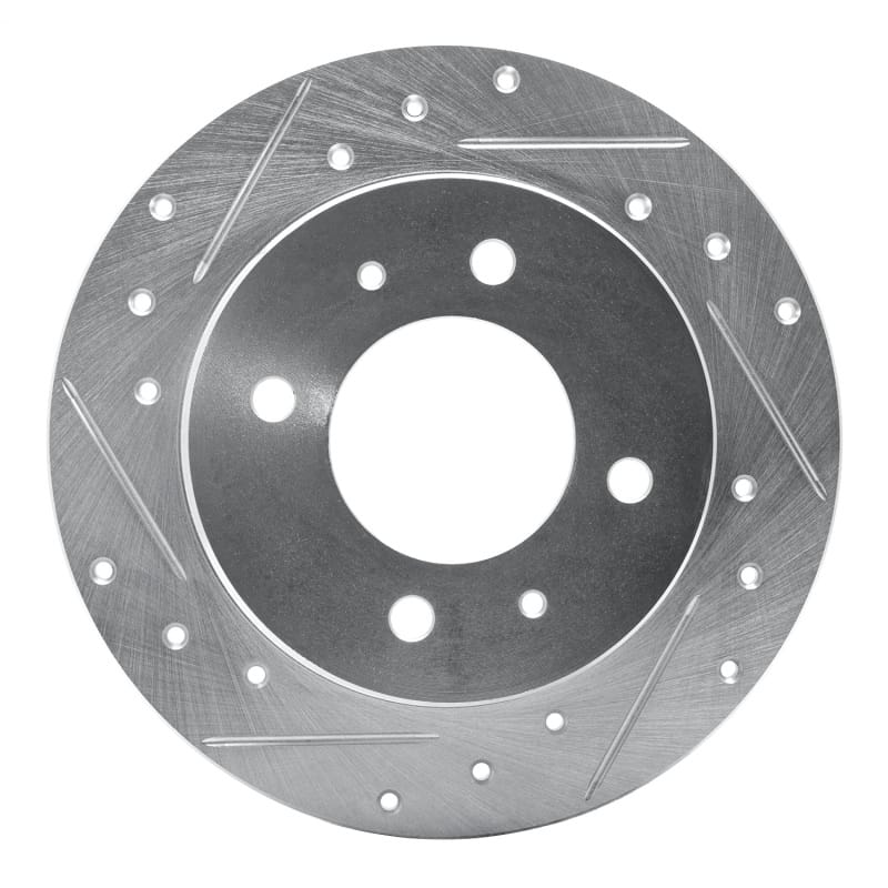 R1 Concepts — R1 97-06 Hyundai TIBURON Rear Left Drilled & Slotted Silver Brake Rotor
R1 Brake Rotor Drill