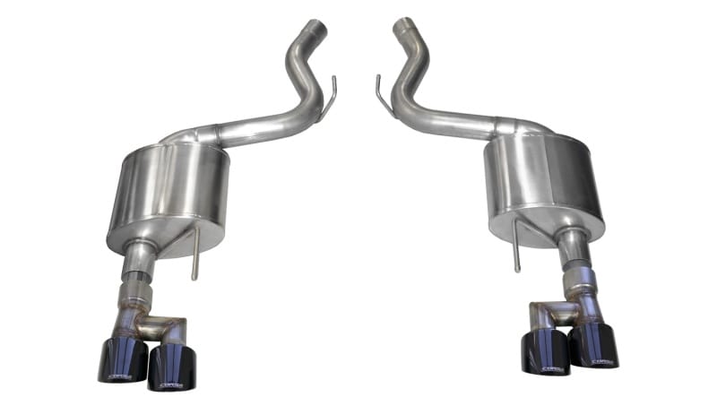 CORSA Performance — Corsa 18-19 Ford Mustang 5.0L 3in Touring Axle-Back Dual Rear Exit w/ 4in Black PVD Pro-Seri
Exhaust
