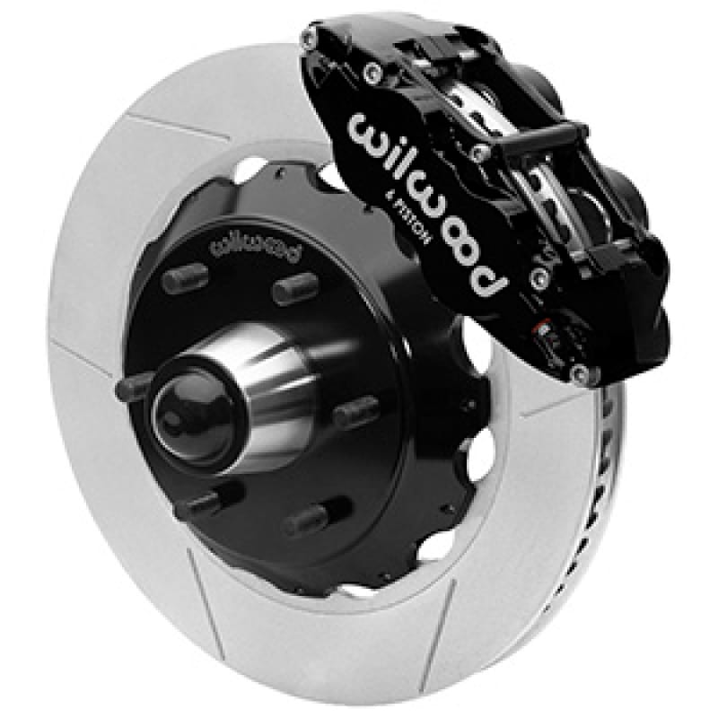 Wilwood — Wilwood 63-87 C10 CPP Spindle FNSL6R Front BBK 14in Slotted 6x5.5 BC - Black