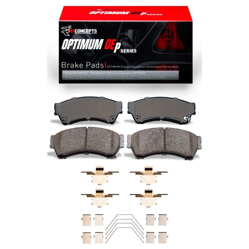 R1 Concepts — R1 06-12 Ford Fusion Front Optimum OE Pads & Hardware Kit
R1 Optimum Oe Pads a